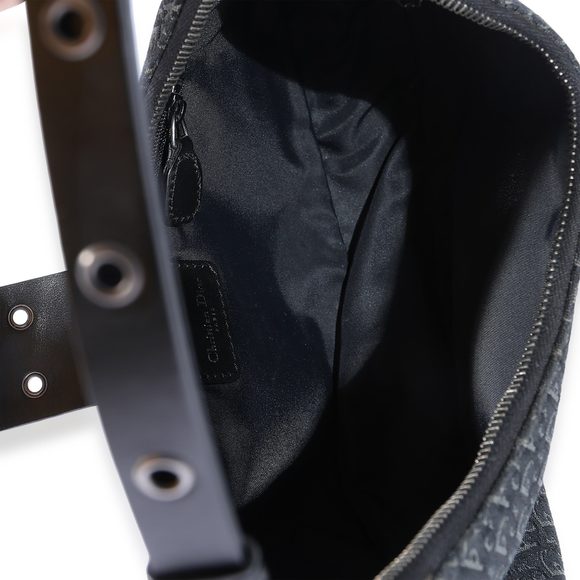 Christian Dior Black Canvas Monogram Street Chic Hobo - Picture 4 of 7
